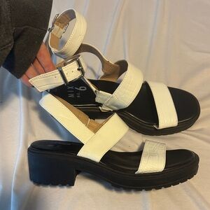 Mix No. 6 Women's Cream Chunky Sandals
